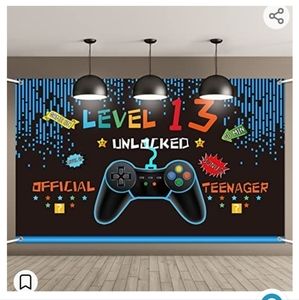Gaming 13th Birthday Banner